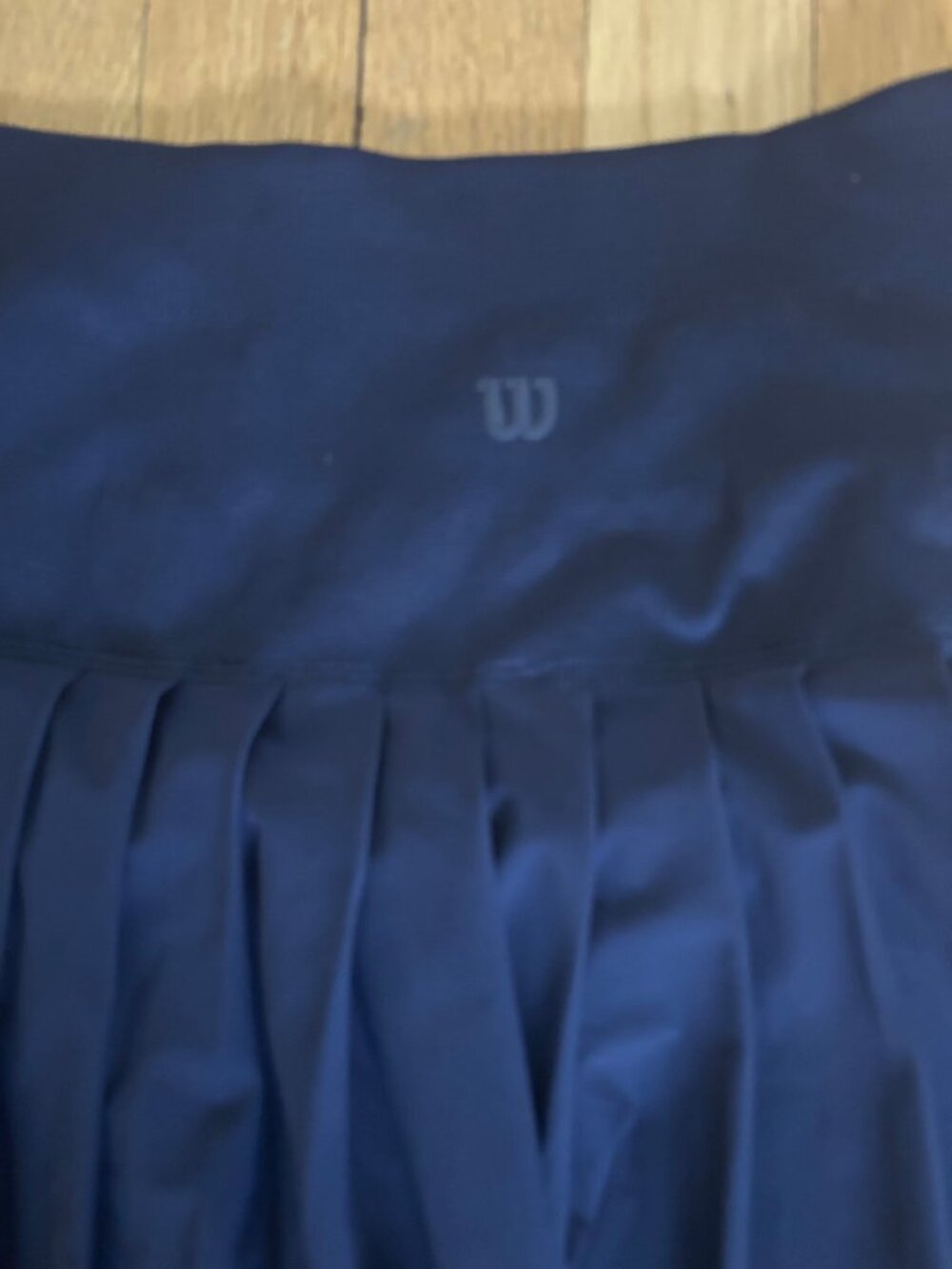 Wilson Women's Classic Navy Pleated Midtown Tennis Skirt Size M - Picture 7 of 11
